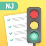 nj driver permit dmv test prep android application logo